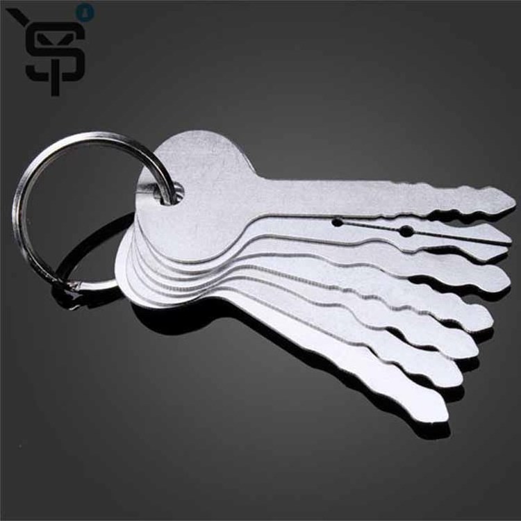 High Quality 7pcs Car Lock Opener Double Sided Bypass Tools Jiggler keys