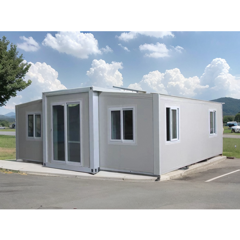 prefabricated earthquake luxury  20 feet 3 bed room steel folding mobile expandable shipping container house