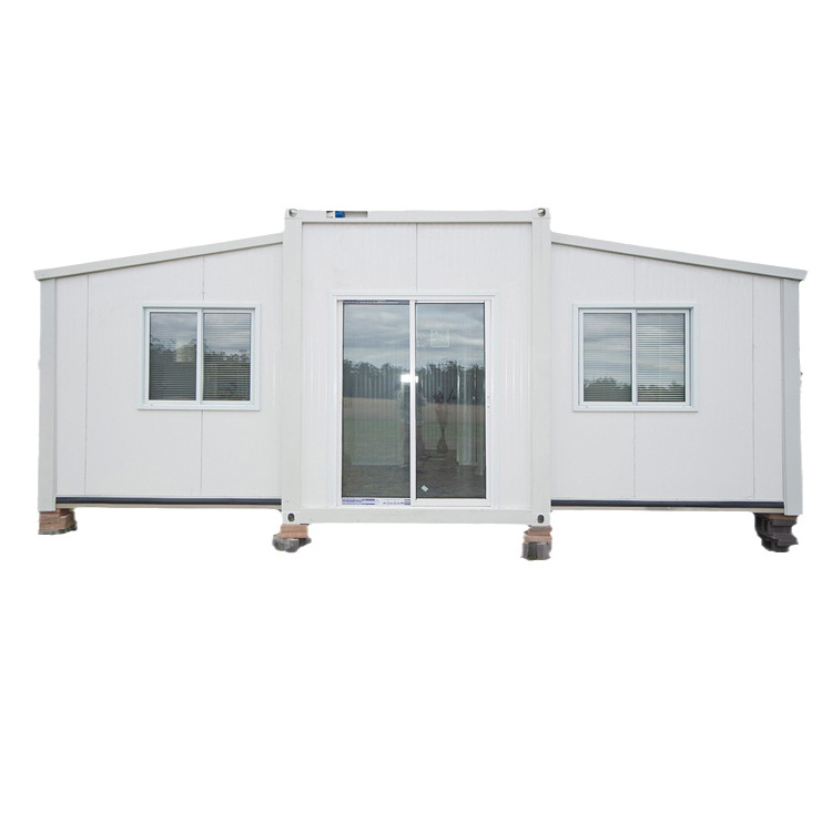 China Factory Luxury Villa Prefabricated Modern Extendable Container House Prefab Expandable Home 3 In 1 Modular Glass House