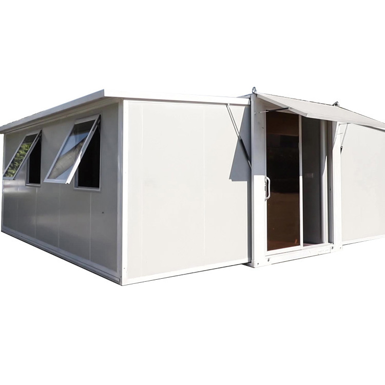 China Factory Luxury Villa Prefabricated Modern Extendable Container House Prefab Expandable Home 3 In 1 Modular Glass House