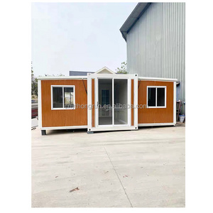 Movable Shipping Container Steel Structure Frame 6 Room Luxury Expandable Container Prefab House