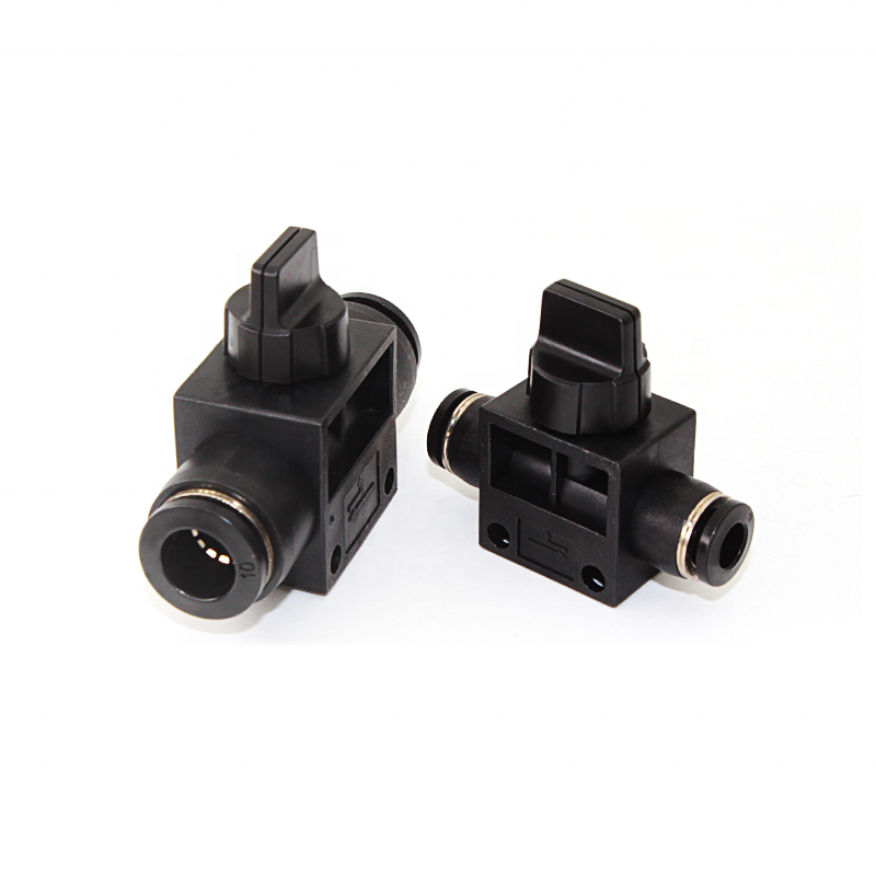 HVFF series pneumatic quick coupler air hose connector 3-way pneumatic connection with manual exhaust valve