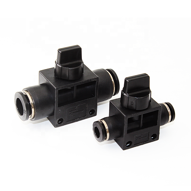 HVFF series pneumatic quick coupler air hose connector 3-way pneumatic connection with manual exhaust valve