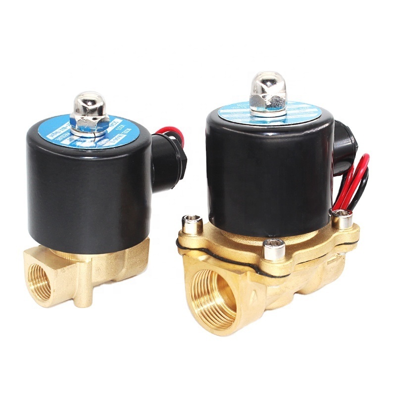 Air compressor accessories air pump drain valve AC220V DC24V DC12V normally closed solenoid valve