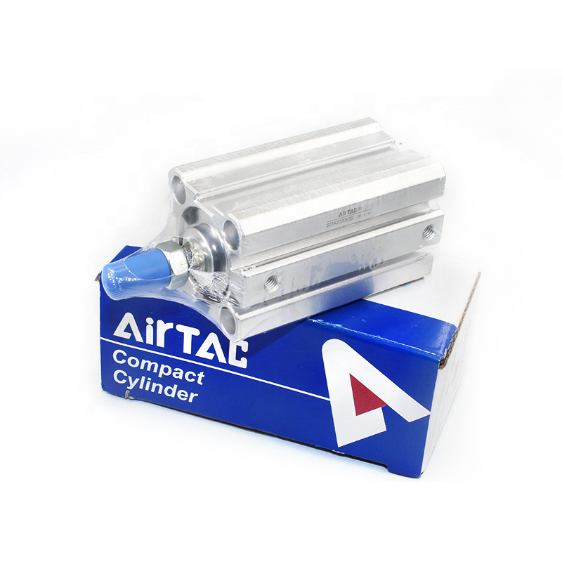 airtac pneumatic Thin cylinder SDA Model piston type double acting Pneumatic compact air cylinder SDA20/25/32/40X50X63X80X100-SB