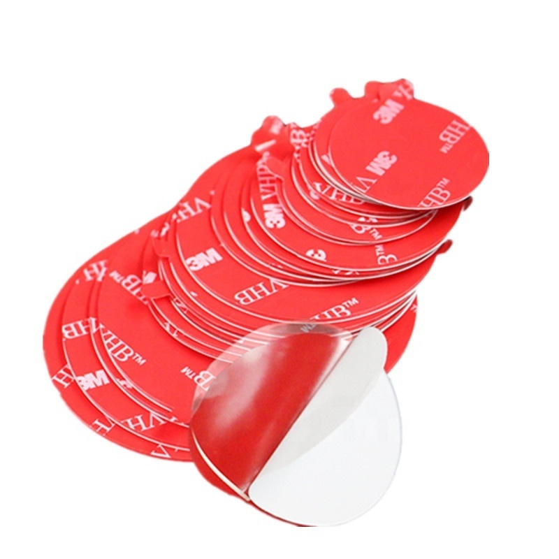 custom brand 3m double sided sticky dots cinta clear tape adhesive strong heavy duty bonding grip acrylic mirror sheet