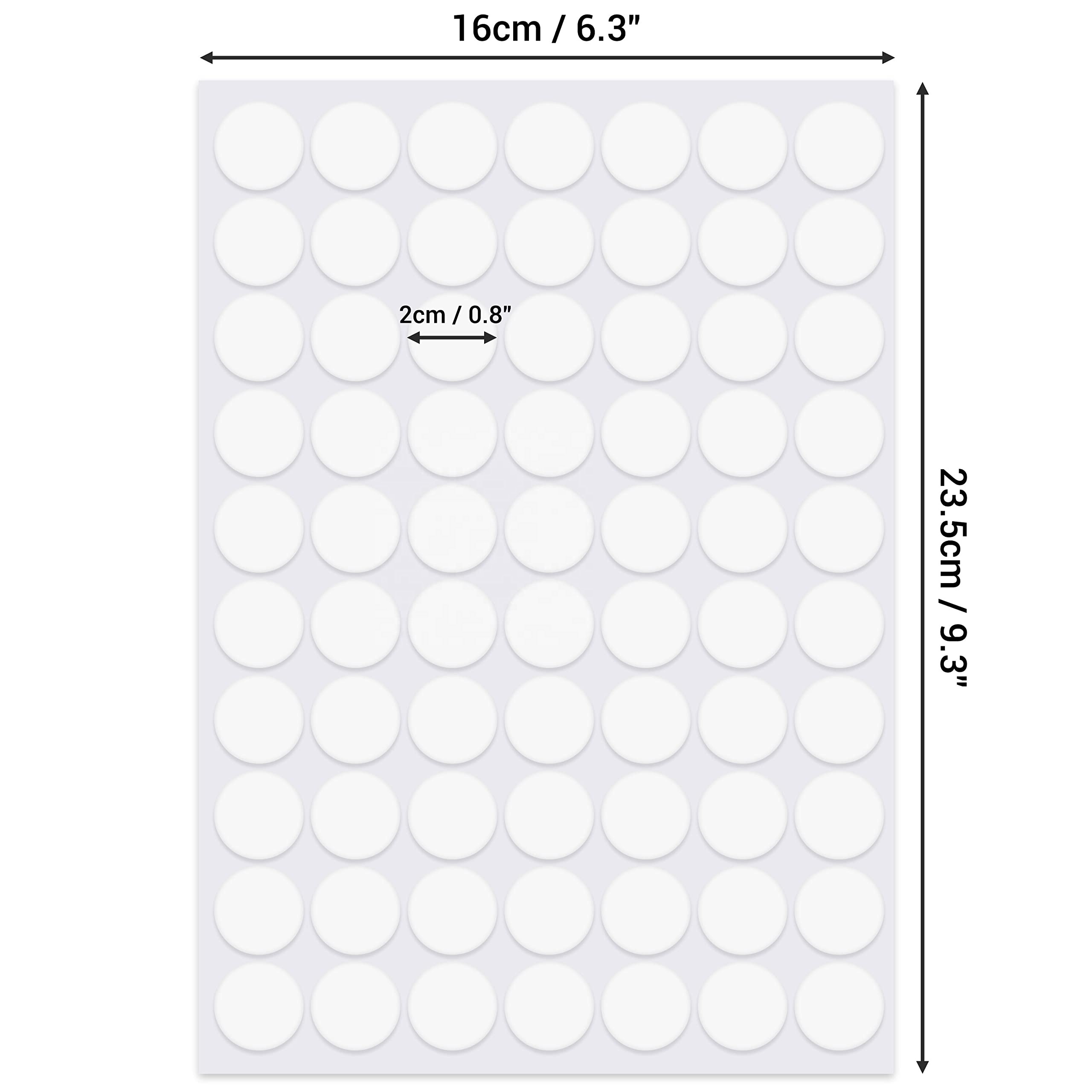 Double Sided Circle Low Tack Nano Gel Adhesive Glue Tape Sheet Double-Sided Dots Roll Manufacture