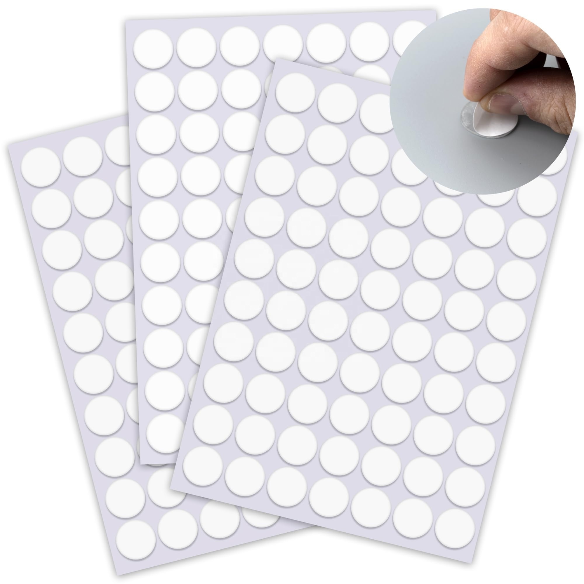 Double Sided Circle Low Tack Nano Gel Adhesive Glue Tape Sheet Double-Sided Dots Roll Manufacture