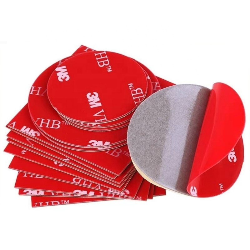 custom brand 3m double sided sticky dots cinta clear tape adhesive strong heavy duty bonding grip acrylic mirror sheet