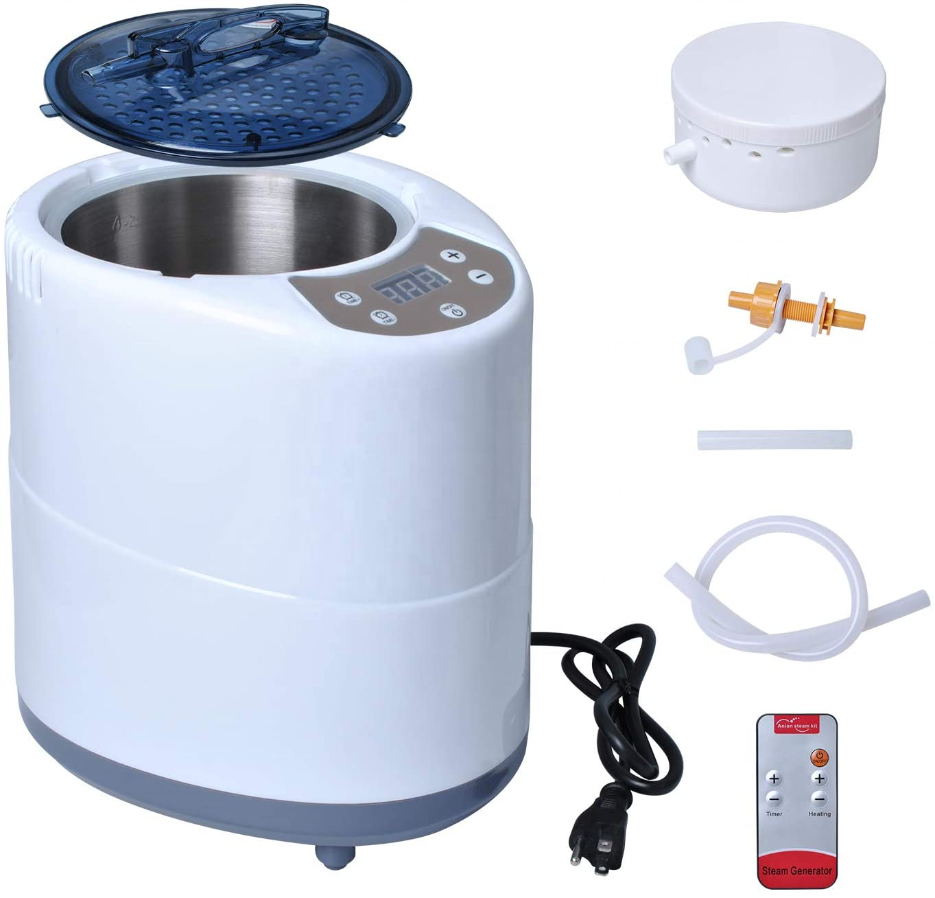 4.2L High Quality 220V/110V US EU Plug Steamer Portable Sauna Steam Generator Electric Sauna Heater for Indoor Sauna Room