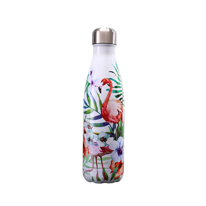 Hot Selling 500ml Cola Shape 304 Stainless Steel Water Bottle Double Wall Vacuum Flask Insulated Water Bottle