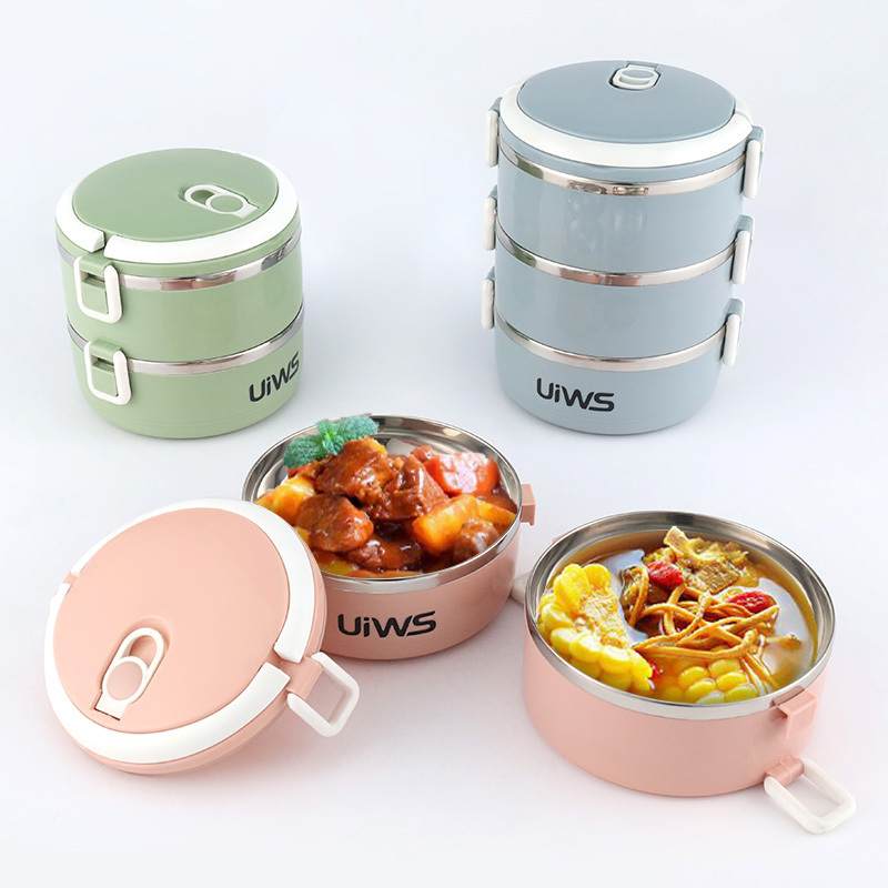 Food Container pp stainless steel bento lunch box thermal children school tiffin box