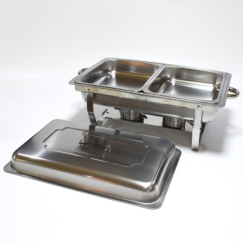 Hotel restaurant daily use stainless steel chafing dishes buffet heating food warmer set