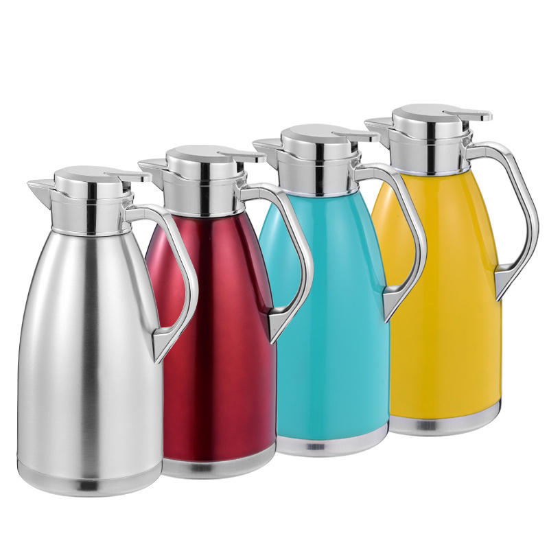 Hot Selling Vacuum Iusulated Thermos Tea Coffee Pot 304 Stainless Steel Vacuum Insulation Keep Warmflask