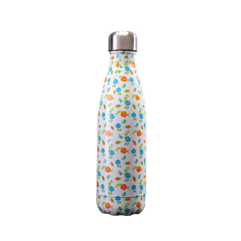 Hot Selling 500ml Cola Shape 304 Stainless Steel Water Bottle Double Wall Vacuum Flask Insulated Water Bottle