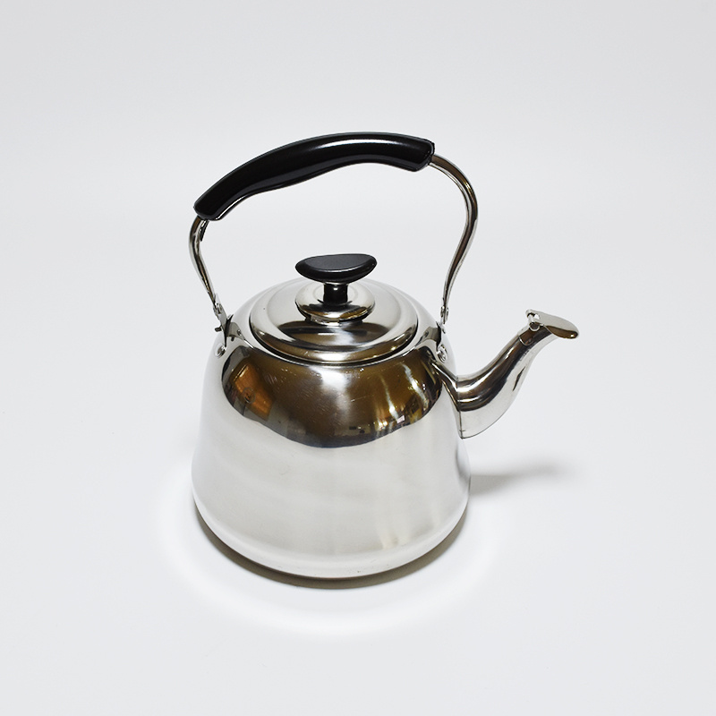 Stainless steel tea water kettle with filter element Flat bottom whistling kettle