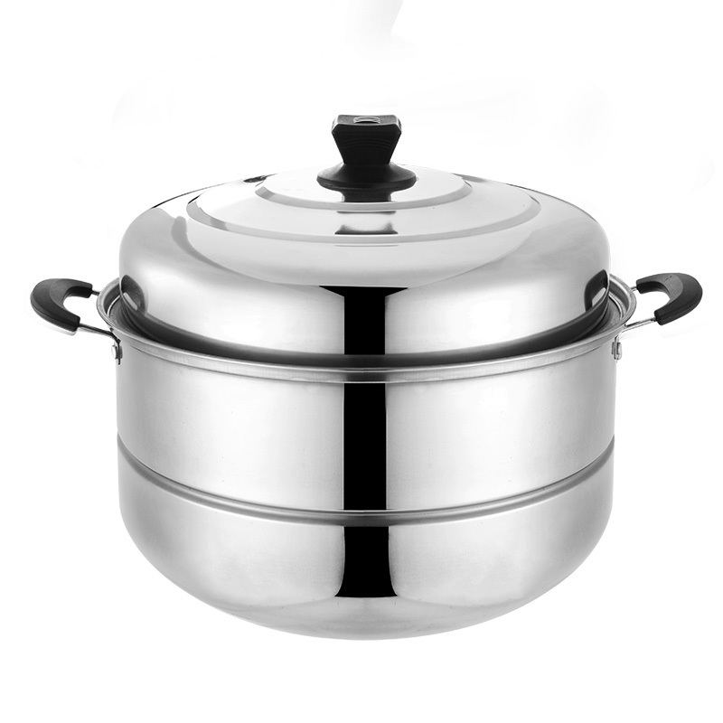 Uiws cheap stainless steel large capacity cooking pot multifunctional food steamer pot