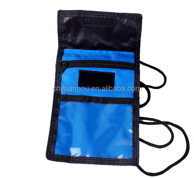 Fashion Business Card Hanging Passport Holder with Lanyard Security Neck Passport Wallet Conference ID Badge Holder