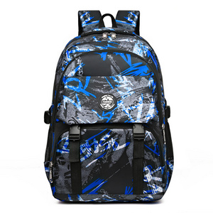 Directly Factory Wholesale Fashion High School Students Bags Fashion Camouflage Travel Large Capacity Laptop Backpack Bags