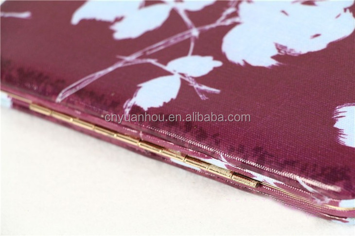 Fashion Ladies Flora Pattern Metal Frame Clutch Wallet Card Holder Wallet