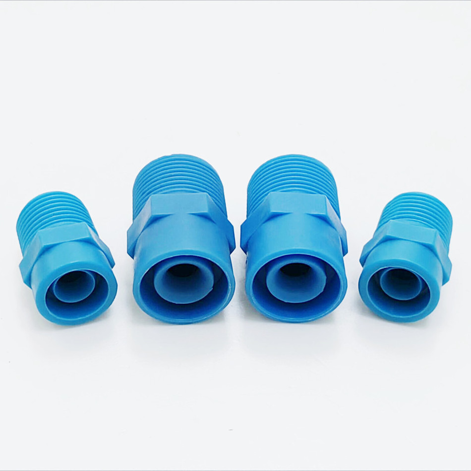 1/2 full cone spiral nozzle PVC plastic water spray wash clean dust control jet solid/full/hollow cone nozzle