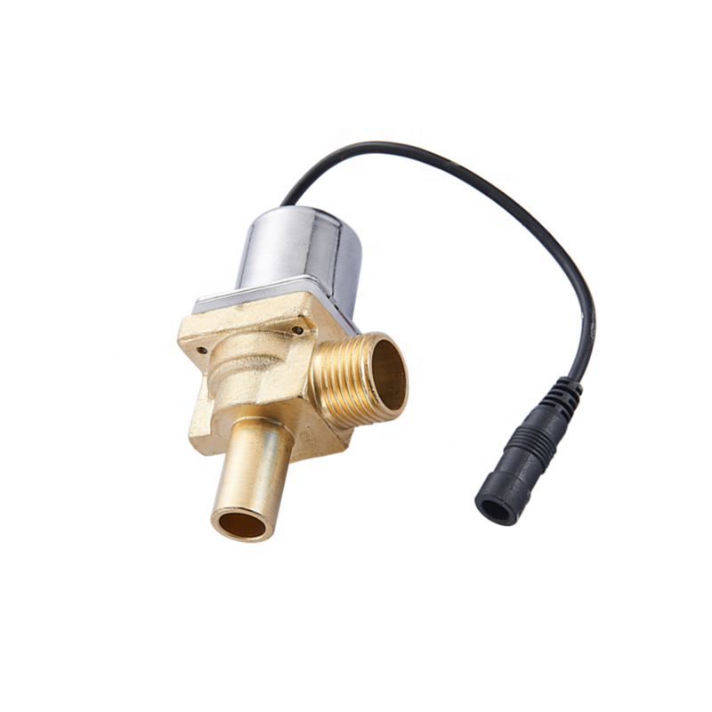 Automatic Water Shut Off Valve Toilet Valve Fitting Angle Type Brass Solenoid Valve