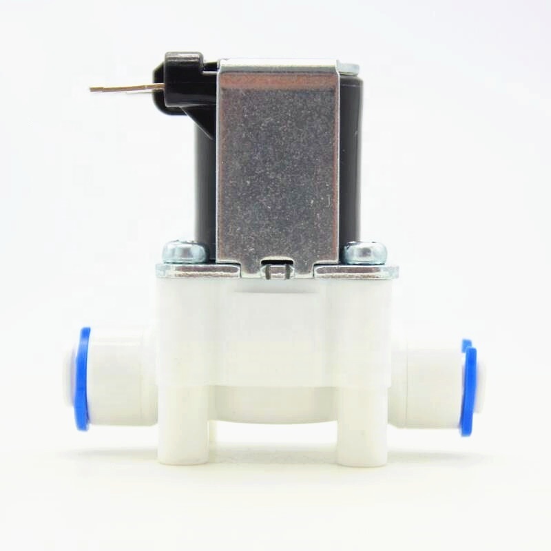 12v 24v Dc Plastic Solenoid Valve 1/4'' 3/4'' 1/2'' For Ro Water Purifier Dispenser Heater Dishwasher Washing Machine Valve