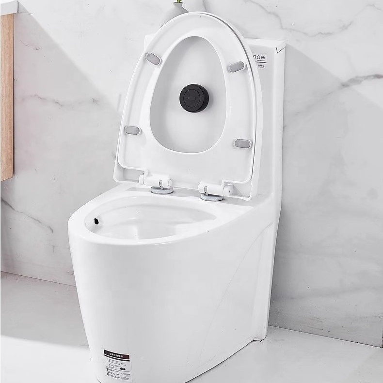 6VDC One Piece Fully Automatic Flip Sensor Flush Intelligent Bathroom Commode Electronic WC Bidet Smart Toilet