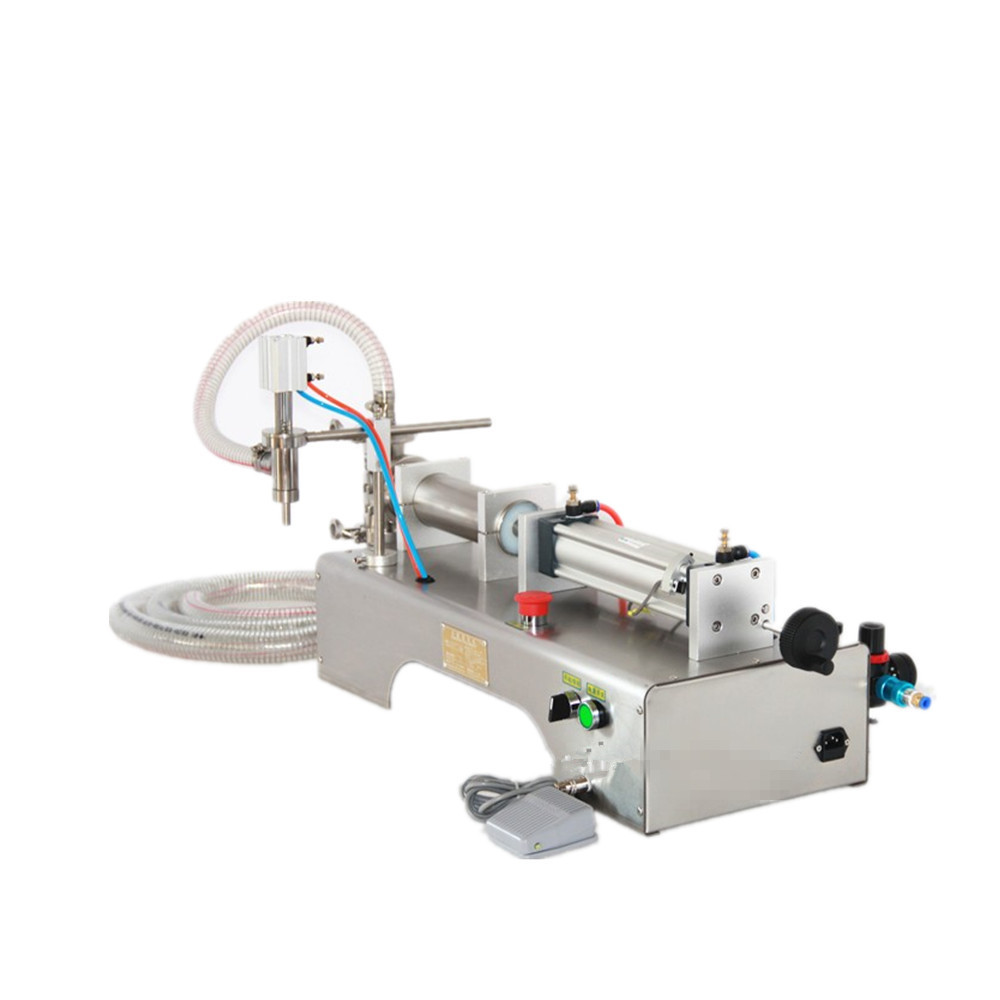 Semi Automatic Single Head Pneumatic Piston Filler Plastic Water Bottle Cooking oil Liquid Chemicals Hand Soap Filling Machine