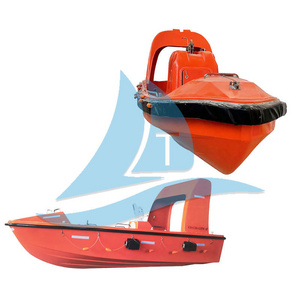 open type lifeboat solas fiber glass fast life boat marine working lifeboat