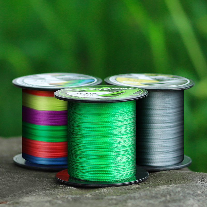 LINNHUE PE Braided Fishing Line 4 Strands 100M 300M Multifilament Super Strong Fishing Line Japan Multicolor for Saltwater