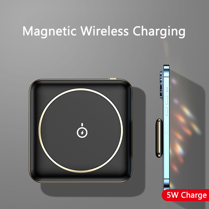 Hot Selling Portable Mini Magnetic Wireless Power Bank Pour telephone Power Station 10000mah Fast Charger Powerbank For Phone