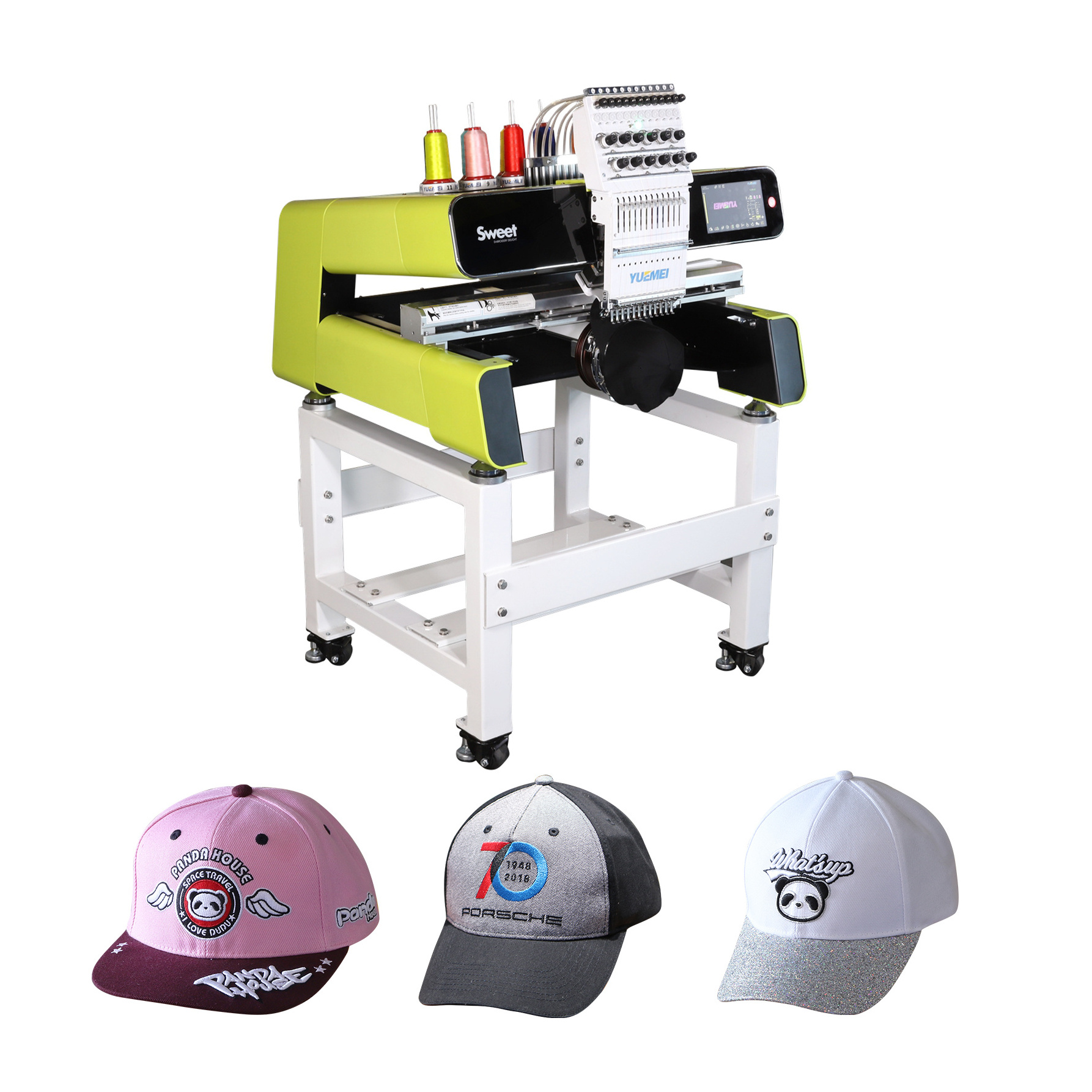 2022 Digitized latest industrial single head cap embroidery sewing machine tajima embroidery machine price for sale parts