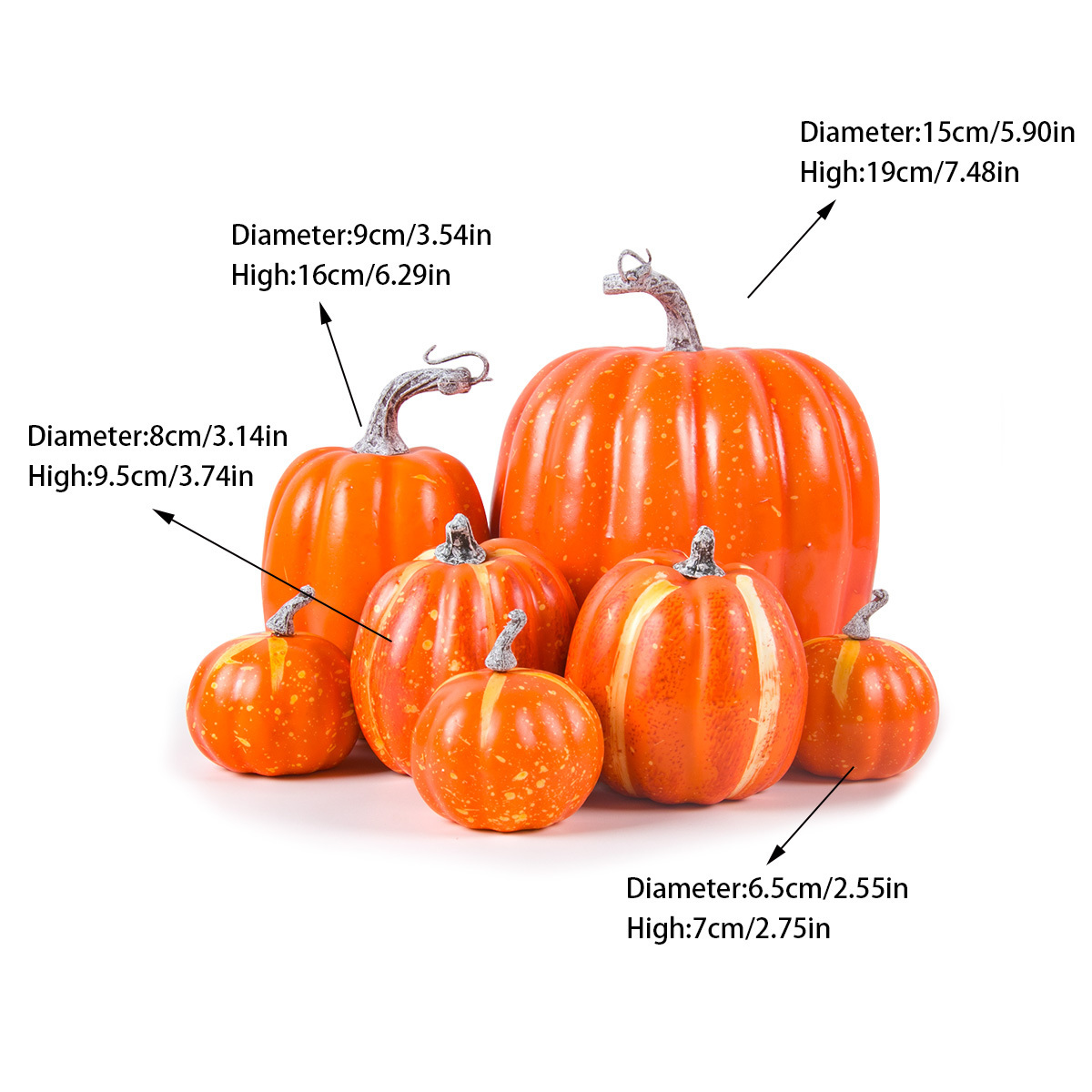 JOYWOOD  Halloween pumpkin foam can be hand-painted Thanksgiving decorative gifts wholesale and retail