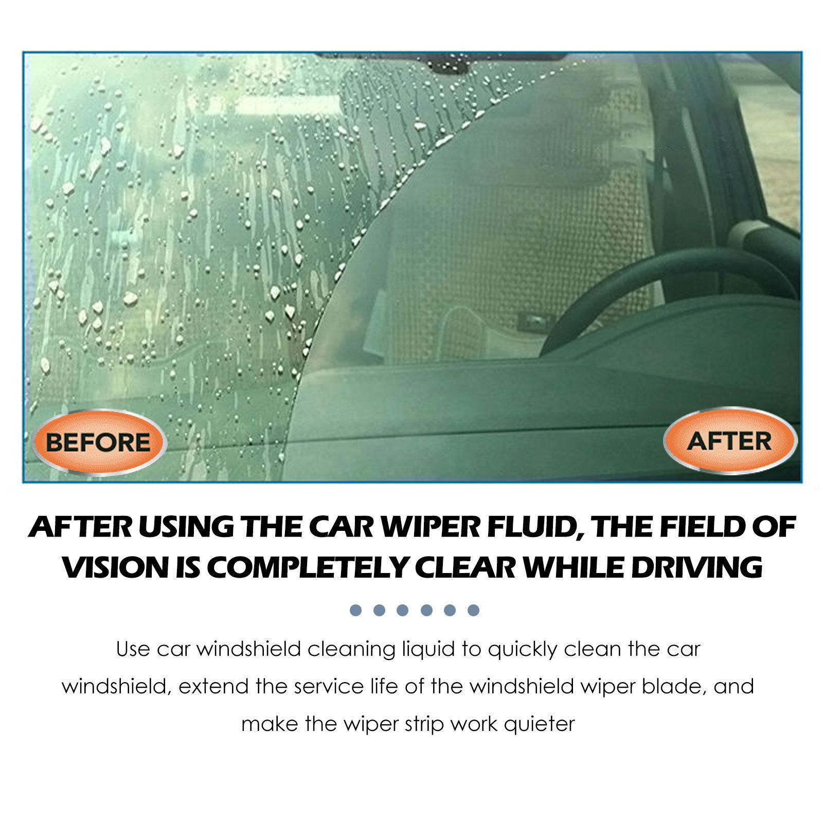 Hot Sale Car Oil Film Clean Tablet Car Windshield To Remove Oil Anti-Rain Anti-Fog Effervescent Tablets