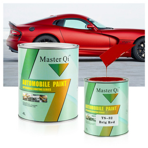 TS-32 Big Red 2K Car Paint High Quality Car Paint Gallon Automotive Acrylic Candy Red Car Paint