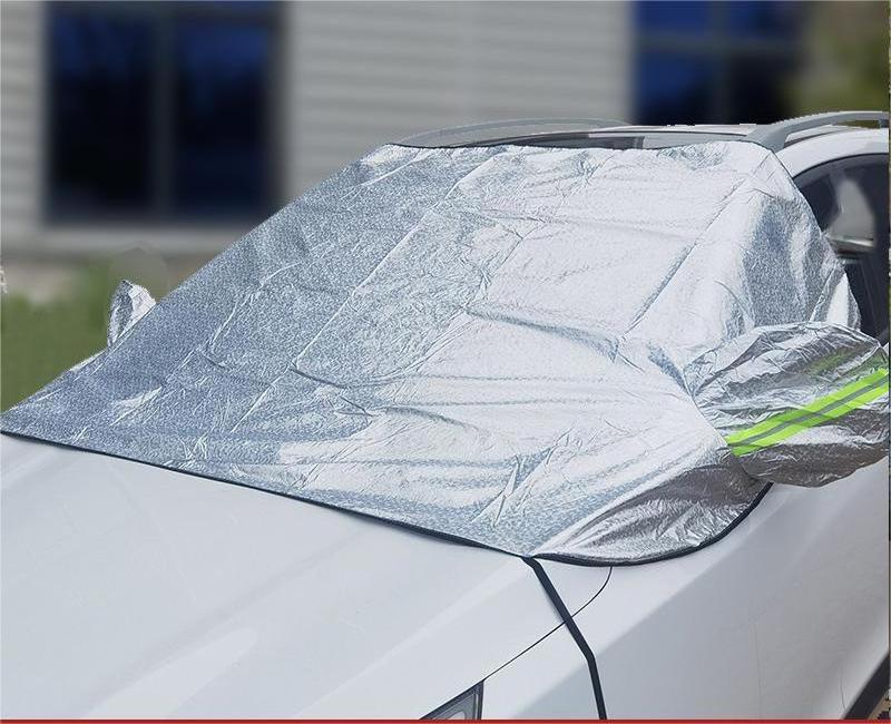 Front Gear Snow Shield Windscreen Sun Shield Frost And Frost Cover Snow Shield Thickened Coat Half Cover