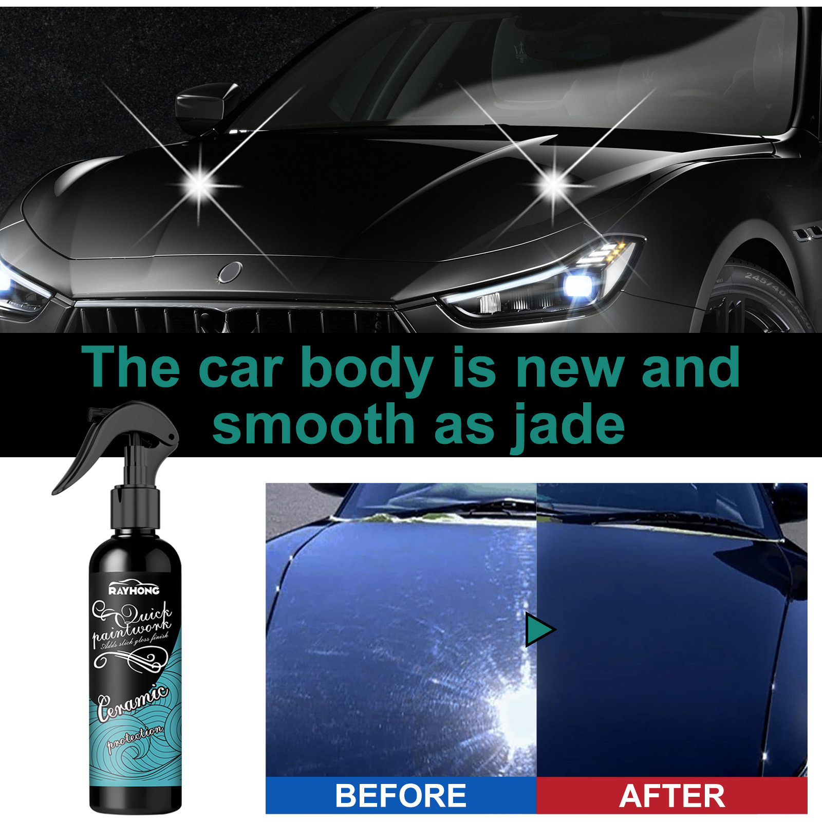 Sale Automotive Ceramic Coating Crystal Film Paint Decontamination Anti-Scratch Polishing Coating Car Paint Drive Wate