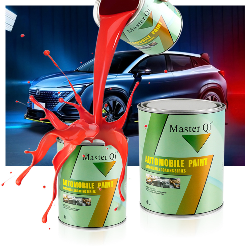 Acrylic 1K 2K Metallic Color System Supply Auto Body Painting Distributors Pearl Gold Car Paint