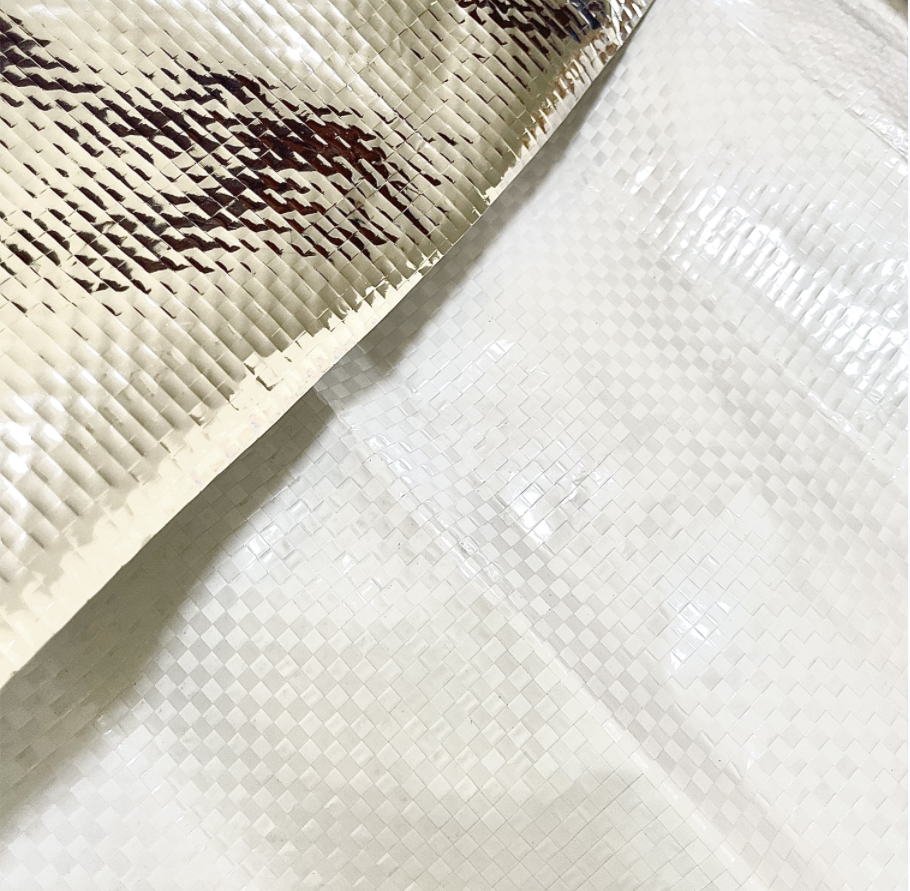 Aluminum Foil Fiberglass Cloth Insulation Hi-Temp Reflective Thermal glasscloth FR fire grade