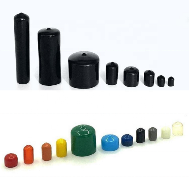 Vinyl Round Metal Tube End Caps for Pipe Soft Ends Rubber End Caps