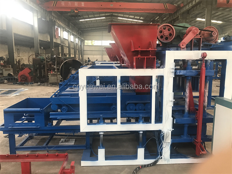 Maquina ponedora de bloques usada China fully automatic cement brick concrete block making machine for prix pave uni block