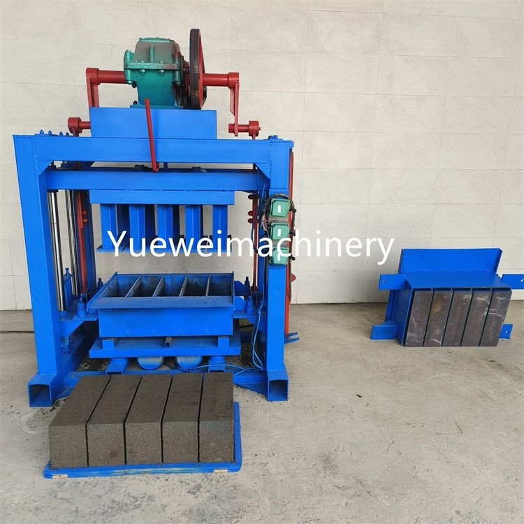 High quality industrial fully automatic electric interlocking cement concrete hollow block brick making machine for sale