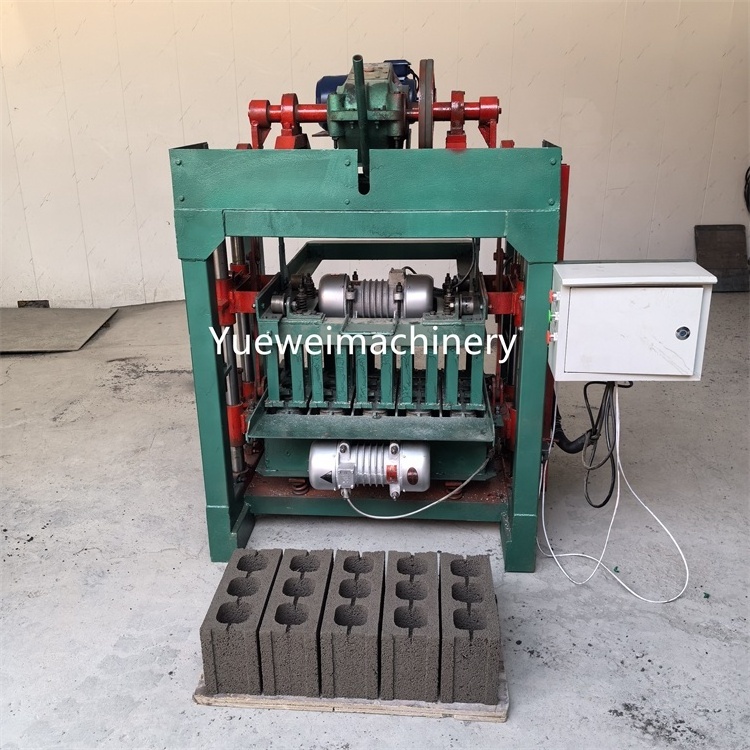 High quality fully automatic customizable interlocking vibrating cement concrete block brick machine production line for sale