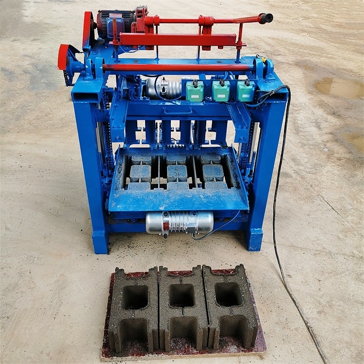 Thailand paver small paving cement block making manual block making machinery producing line