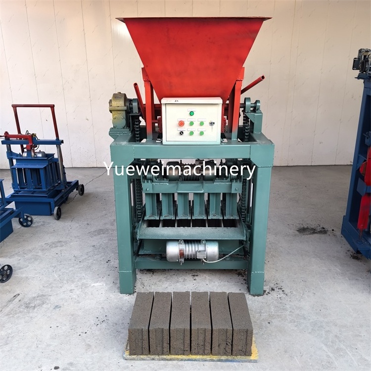 Popular high output customizable brick type concrete cement hollow block brick machine factory direct sale