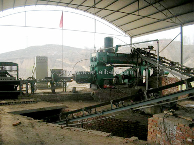 Clay red brick extruder vacuum pump air compressor machine-made brick production line kiln brick burning system