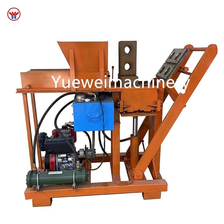 China professional semi Automatic electric hydraulic mud clay interlocking Lego brick making machine