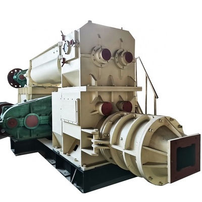 Clay red brick extruder vacuum pump air compressor machine-made brick production line kiln brick burning system