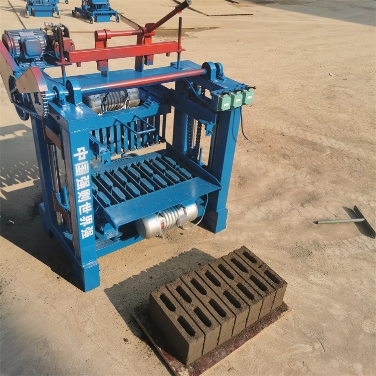 Thailand paver small paving cement block making manual block making machinery producing line